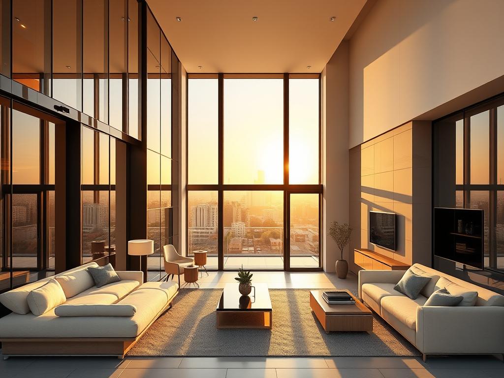 A contemporary, high-end apartment nestled in the vibrant Itaim Bibi district. The inviting exterior showcases sleek glass facades, clean lines, and a modern architectural style. Step inside to discover a spacious, open-concept living area bathed in warm, natural light filtering through large windows. The minimalist yet elegant interior design features a neutral color palette, premium materials, and sophisticated furnishings. In the kitchen, state-of-the-art appliances and a central island create a seamless blend of form and function. The bedrooms radiate a serene ambiance, with plush bedding and ample storage. A private balcony overlooks the bustling city below, offering a tranquil respite from the dynamic Itaim Bibi neighborhood. Um apartamento contemporâneo e sofisticado situado no vibrante bairro do Itaim Bibi. O exterior convidativo exibe fachadas de vidro elegantes, linhas retas e um estilo arquitetônico moderno. Entre e descubra uma espaçosa sala de estar em conceito aberto, banhada por luz natural e aconchegante que se filtra pelas amplas janelas. O design interior minimalista, porém elegante, apresenta uma paleta de cores neutras, materiais premium e mobiliário sofisticado. Na cozinha, eletrodomésticos de última geração e uma ilha central criam uma mistura perfeita de forma e função. Os quartos irradiam um ambiente sereno, com roupas de cama macias e amplo espaço de armazenamento. Uma varanda privativa com vista para a movimentada cidade abaixo, oferece um refúgio tranquilo do dinâmico bairro do Itaim Bibi.