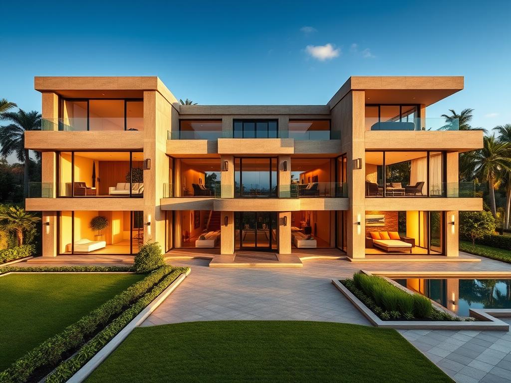 A luxurious villa nestled in the heart of Vila Nova Conceição, São Paulo. Manicured gardens and a grand facade of polished stone welcome you to this exclusive enclave. Expansive windows bathe the interiors in warm, natural light, revealing opulent furnishings and modern amenities. A sleek, contemporary design aesthetic seamlessly blends with the lush, tropical landscape beyond. The property commands a prime location, offering unparalleled views of the city skyline. An oasis of sophistication where the highest standards of living are effortlessly met.