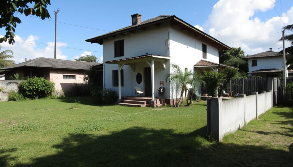 Imóvel sendo adquirido por usucapião extraordinária