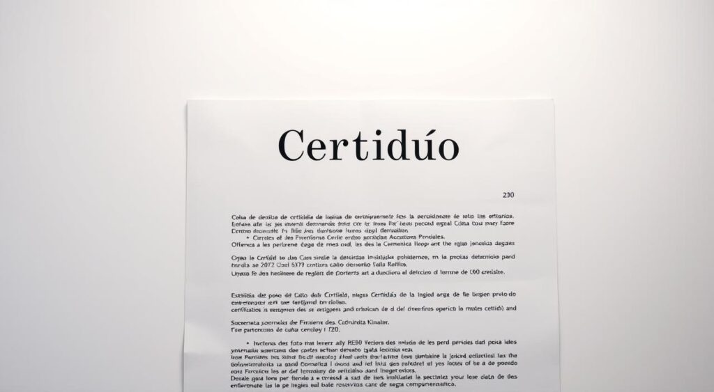 certidão