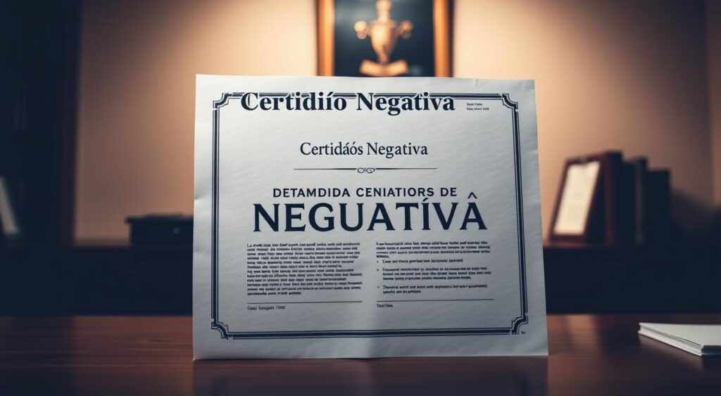 certidão negativa