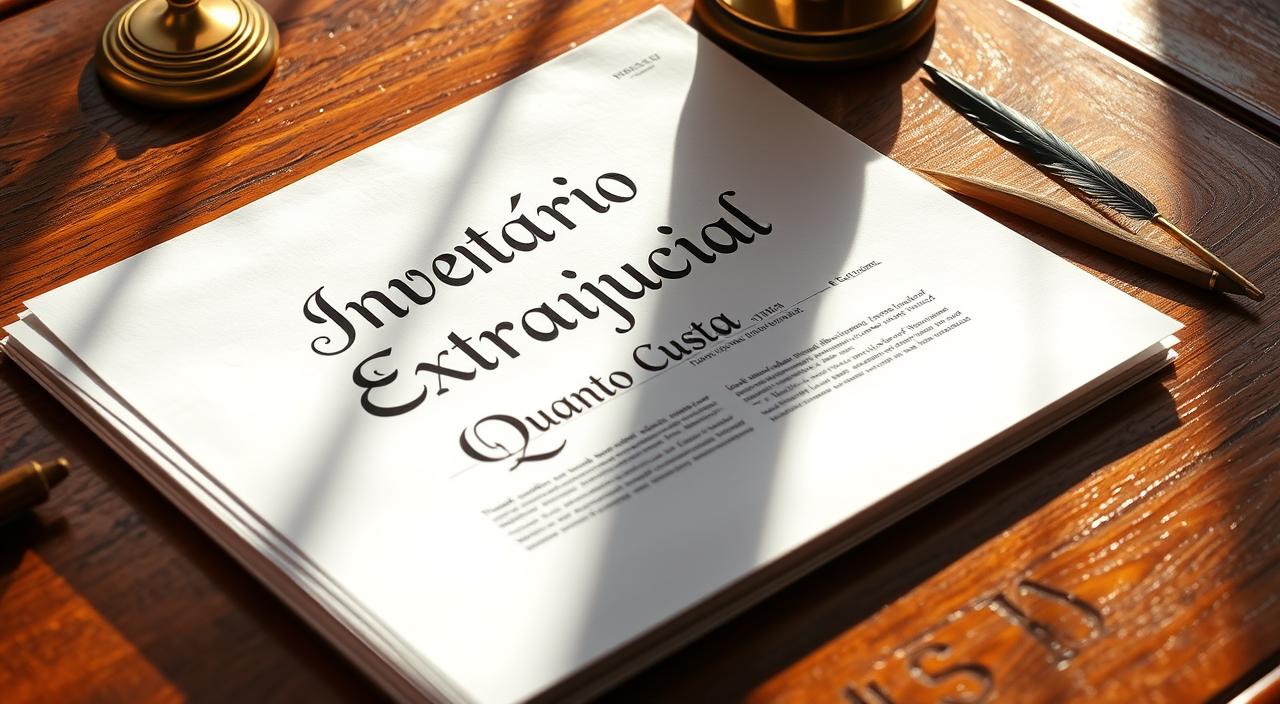 inventario extrajudicial quanto custa