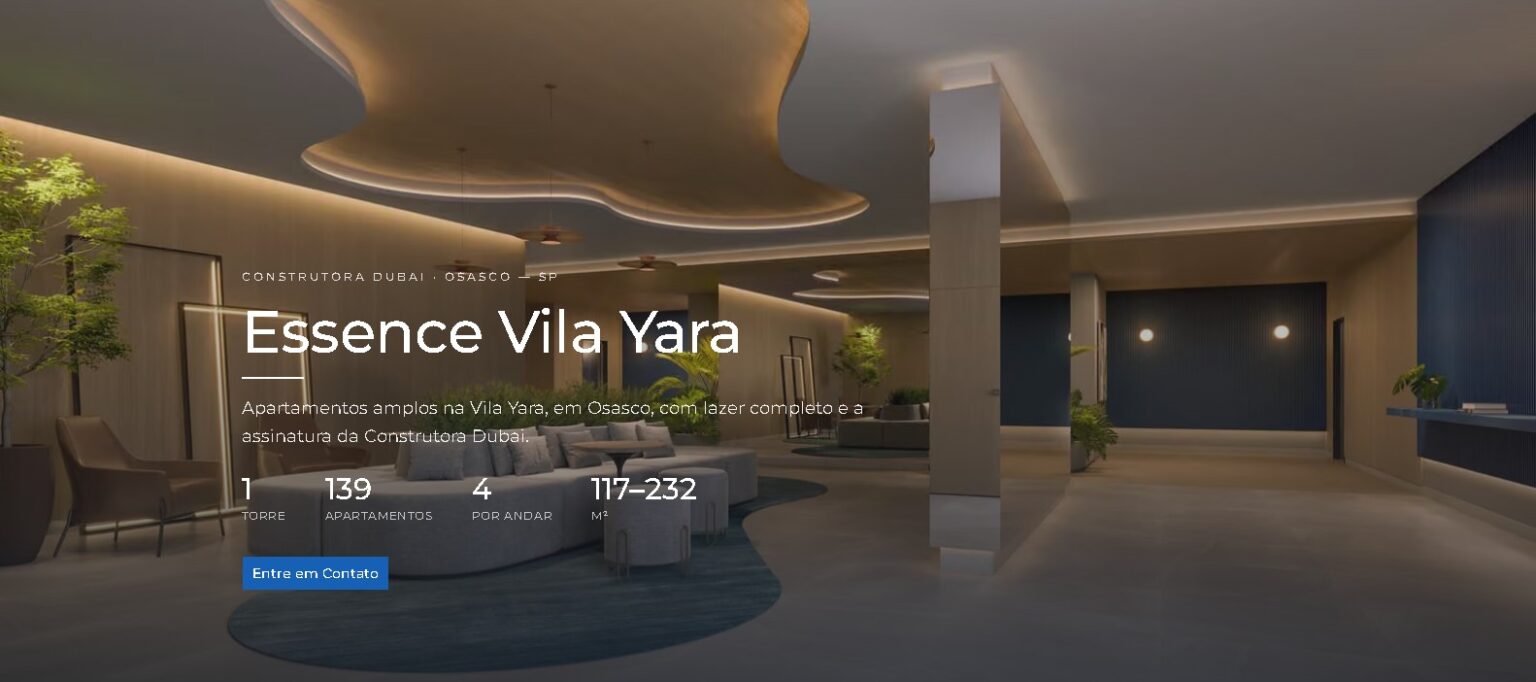 Essence Vila Yara apto osasco
